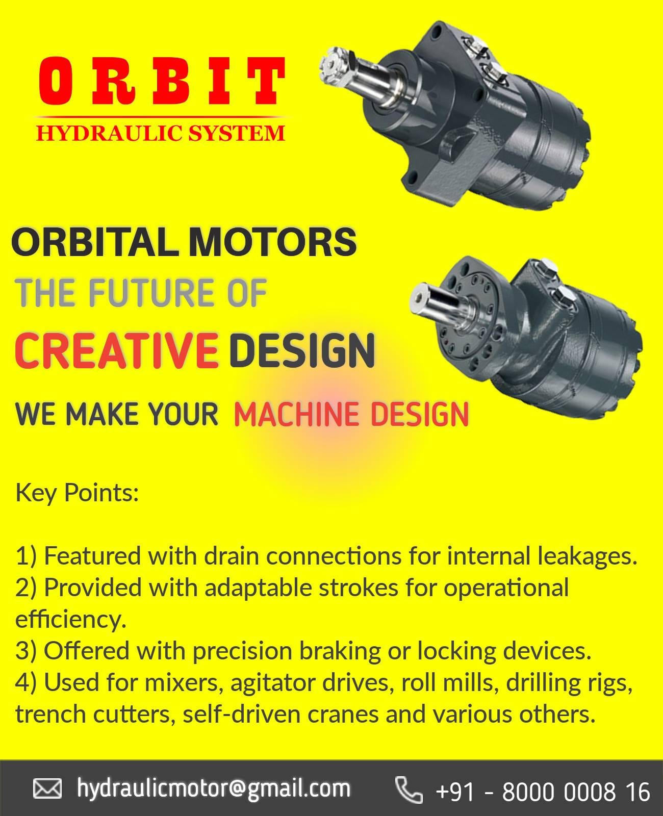 OMP - 315 151-5008 White Hydraulic Motor